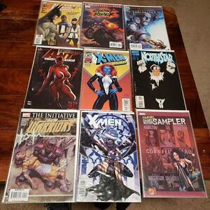 Lot of 13 Marvel, DC and other comics